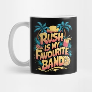 Rush Is My Favourite Band Mug